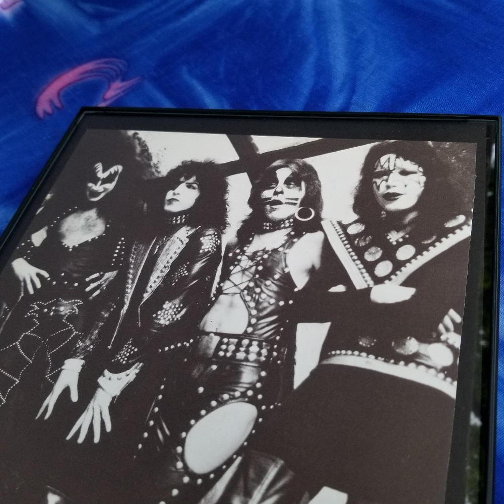 1970s KISS Band Ace Frehley Gene Simmons Paul Stanley Peter Criss Guitar Studio - Picture 5 of 7